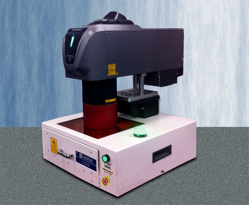 Exatron Laser Marker destop laser marking Keyence Lasers Rofin IC